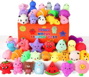 lot 2726 image: 30 Pack Squishy Toys, Kawaii Squishies Party Favors for Kids 4-8 8-12 Treasure Box Toys for Classroom Birthday Xmas Gifts Goodie Bag Mini Animals Mochi Squishy Stress Relief Sensory Toys Random