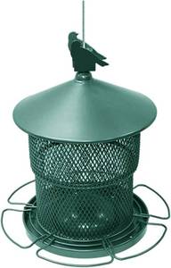 lot 2763 image: Hanging Wild Bird Feeder, Double Layer Wild Bird Food Container for Garden, Pet Feeding, Yard Decor Wild Bird Feeder