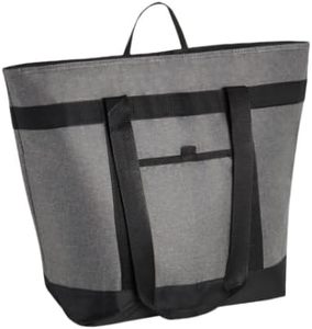 lot 2774 image: Reusable Large Cooler Bag with Zippered and Handles, Leakproof Insulated Grocery Tote Bags to Keep Foods Fresh, Cold or Hot
