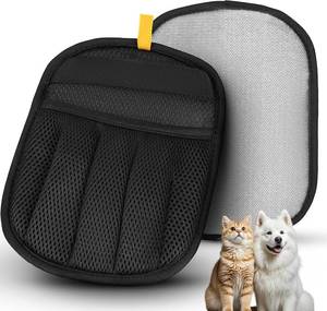 lot 2843 image: Pet Hair Remover, 2025 Upgrated Five-Finger Electrostatic Pet Hair Removal Gloves, Cat & Dog Hair Remover for Couch, Furniture,Clothing, Animal Fur Removal Tool, Cat Grooming Gloves-2PCS