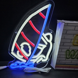 lot 507 image: Wind surf neon light