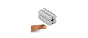 lot 11608 image: KHOUSE 100PCS 10x1mm Thin Neodymium Magnets 10mmX1mm Permanent Magnet disc 10x1mm Magnetic Round Magnet 10  1 mm Refrigerator Magnets, Fridge, Office, Whiteboard Magnets for Crafts,Office, Kitchen