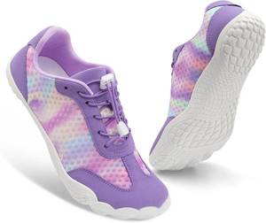 lot 11640 image: XIHALOOK Water Shoes Womens Quick Dry Barefoot Minimalist Shoes for for Beach Swim River Pool Lake Hiking Purple Multi, 6.5 Women5 Men