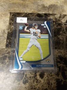 lot 1020 image: 2021 Panini Absolute Football Trevor Lawrence Jacksonville Jaguars Rookie Card