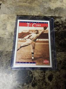 lot 1022 image: 1995 Upper Deck Ty Cobb Detroit Tigers Baseball Card