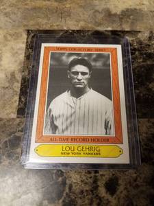 1985 Topps Collectors Series Lou Gehrig New York Yankees Baseball Card