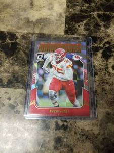 lot 1047 image: 2024 Panini Donruss Football Dominators Chris Jones Kansas City Chiefs Card