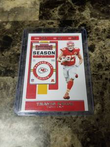 lot 1062 image: 2019 Panini Contenders Football Travis Kelce Kansas City Chiefs Card