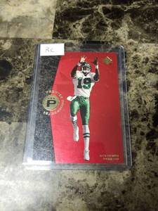 lot 1065 image: 1996 Upper Deck Premier Prospects Keyshawn Johnson New York Jets Rookie Card