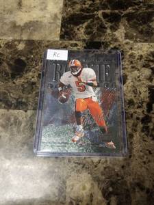 lot 1076 image: 1999 Fleer Skybox Metal Universe Donovan McNabb Philadelphia Eagles Rookie Football Card
