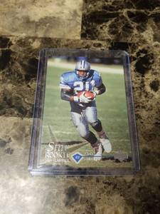 lot 1078 image: 1997 Upper Deck Star Rookie Flashback Barry Sanders Detroit Lions Football Card