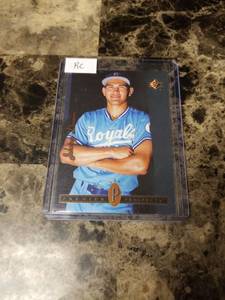 lot 1081 image: 1994 Upper Deck Premier Prospects Johnny Damon Kansas City Royals Rookie Baseball Card