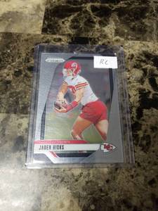 lot 1091 image: 2024 Panini Prizm Football Jaden Hicks Kansas City Chiefs Rookie Card