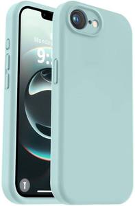 lot 6864 image: Vooii Compatible with iPhone 16e Case, Liquid Silicone Upgrade Camera Protection Soft Anti-Scratch Microfiber Lining Shockproof Phone Case for iPhone 16e 6.1 inch - Mint