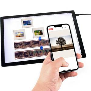 lot 6883 image: Slide Viewer Light Pad, Ultra Thin USB C Powered Light Scanner for Old Photo Slide and Film Negative Scanning with 3 Levels of Brightness, for Tattoo Drawing, Sketching, Stenciling