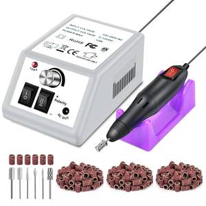 lot 6887 image: LAVAED Professional Electric Nail Drill Machine Kit - Low Noise Vibration with 156pcs Sanding Bands for Acrylic Nail Drill, Gel Art Remover, Polisher, Manicure, Pedicure