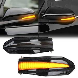 lot 6894 image: SUPAREE LED Side Mirror Turn Signal Lights, Sequential Dynamic Indicator Strip fit for 2014-2024 4Runner, 2013-2018 RAV4, 2015-2018 Noah-Smoked Lens