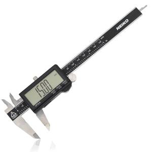 lot 6953 image: NEIKO 01401A 6-Inch Electronic Digital Caliper, Stainless Steel, Extra Large LCD Screen, Measurement Conversions for Inches, Millimeters, and Fractions