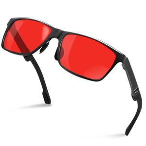 lot 6990 image: IBOANN Metal & Carbon Eyewear Frame Blue Light Blocking Glasses Men for Computer, Gaming, Night Driving Glasses for Man