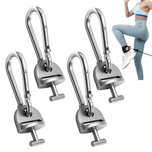 lot 7012 image: AMTHKNO 4 Pair T Lock Adapter WSnap Hooks for Tonal Accessories, Tonal Accessory Shelf and Tonal Gym Shelf & Cable Machine Accessories (Only T Lock Adapter WSnap Hooks)
