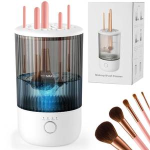 lot 7019 image: Electric Makeup Brush Cleaner, 6500RPM Automatic Makeup Brush Cleaner Machine, Portable Design with 1800mAh Rechargeable Battery for All Brush Sizes, Perfect Gift for Makeup Lovers