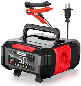 lot 7032 image: NEXPEAK 15A Battery Charger, Trickle Charger 12V24V Car Battery Charger 9-Stage Smart LiFePO4 Charger Battery Maintainer wOvercharge Protection Pulse Repair for Car Truck Motorcycle Lawn Mower
