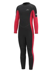 lot 7096 image: Hevto Kids Wetsuit for Boys Girls Child Youth Teen Size 10 Year Old 32mm Neoprene Wet Suit Full Body Thermal Swimsuit Swimming Wetsuit in Cold Water (K1-Red, 8)