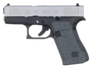 lot 7111 image: TALON Grips Adhesive Grip Compatible with Glock 43x &amp 48 Made in The USA - Granulate, Black