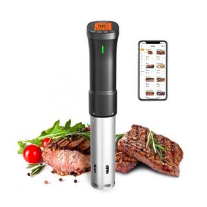 2.4G WIFI Sous Vide Cooker INKBIRD Sous Vide Machine with APP Control, 1000 Watts Immersion Circulator with APP Recipes Timer Alarm Mobile Notification, 3D Water Fast Heating Ultra-Quiet