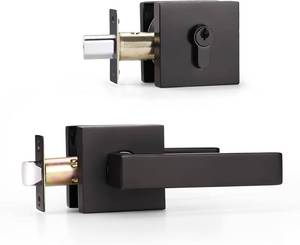lot 6978 image: Passage Door Handle Black
