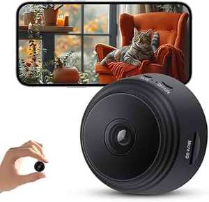 lot 7011 image: Hidden Camera with Video Mini Small Spy Cameras Home Indoor Use Cam Night Vision Motion Detection Baby Monitor Wireless Outdoor Nanny espias ocultas WiFi Security Secret