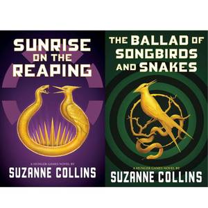 lot 7182 image: Hunger Games 2-Book Bestseller Collection Set Sunrise on the Reaping &amp The Ballad of Songbirds and Snakes by Suzanne Collins