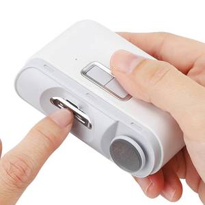 lot 7204 image: Automatic Nail Clipper with Nail File, Electric Baby Nail Clippers with Light, Rechargeable Nail Clippers with Catcher, Electric Nail File for Baby, Kids, Seniors, Caregivers