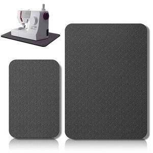 lot 7212 image: 2 Pcs Sewing Machine Muffling Mat Pedal Sewing Mat Reduce Vibrations Noise No Slip Machine Accessories for Quilting(15 X 20 and 9 X 14,Black)