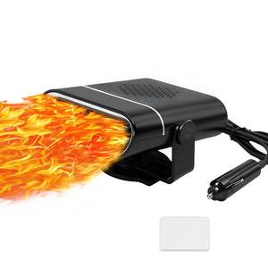 lot 7227 image: Car Heaters for Vehicle, 12V 150W Car Heater Fast Heating &amp Cooler Fan Portable Windshield Defogger &amp Defroster Plug into Cigarette Lighter, 360° Auto Heater for SUV, Trucks, RV