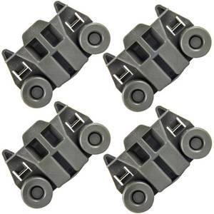 lot 7229 image: 4 Pack W10195417 UPGRADED Dishwasher Wheels Lower Dish rack Wheel for Kitchen-Aid Whirlpool Kenmore Dishwasher Rack Roller Replacement Part Number WPW10195417 AP4538395 AP6016764 PS2579553 PS11750057