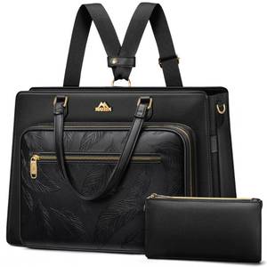 lot 7261 image: MATEIN Convertible Briefcase Backpack for Teacher with USB C Port, 3 in 1 Purse Women Tote Bag Fits 15.6 Laptop, Waterproof Leather Backpack Tote, Womens Laptop Tote Bag for Work College,
