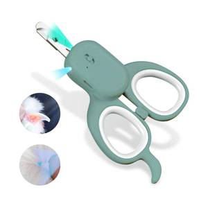 lot 7286 image: PAKEWAY Pet Nail Clipper with LED & -U-V Light, Cat Claw Trimmer with Ultra Bright LED Light for Nail Bloodline to Avoid Over Cutting, Sharp Angled Blade Grooming Tool for Dog Cat Rabbit Small Animals
