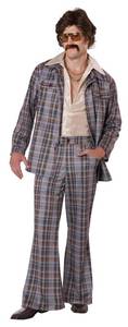 lot 7299 image: 70s Leisure Suit, Mens Costume Multi XL