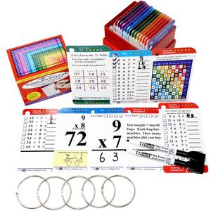 lot 7353 image: Think2Master Multiplication Flash Cards. 215 Laminated Premium Flashcards (All 0-12 X Facts) Learn More Bonus 2 Dry Erase Markers & 5 Rings.  Designed by A Teacher to Improve Test Scores