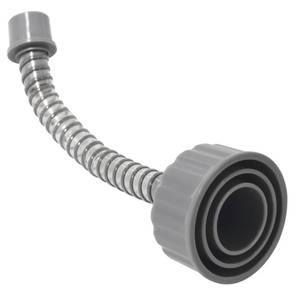 lot 7384 image: ZNTVW AC Drain Lines Cleaner Tool in Wet Vac Attachment To Unclog And Evacuate, ABS Plastic Vacuum Hose Compatiable With Most PVC Pipe Sizes, Easy To Use, Grey