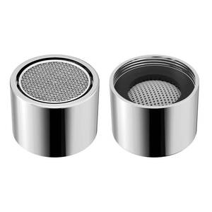 lot 7395 image: Faucet Aerator Female, Bathroom Sink Aerator, Chrome Brass Shell 5564in 22mm Faucet Filter with Gasket for Kitchen Bathroom Silver(1 Pcs)