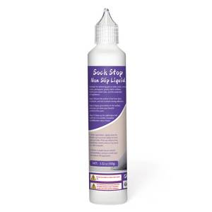 lot 7409 image: 1DFAUL 100g Sock Stop Non Slip Glue Clear, Sock Anti Slip Adhesive Waterproof, Latex-Free, Water-Based, Odorless and Washable, for Hangers, Carpets, Bathroom Mats (Transparent)