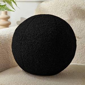 lot 7426 image: Vdoioe Black Ball Pillow 11.8 Inches Round Black Throw Pillow Simple Modern Ball Shaped Throw Pillow��Nordic Style Cushion Decorative Pillow for Couch,Sofa,Bedroom