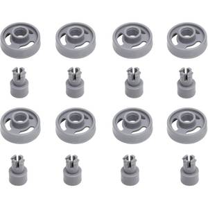 lot 7468 image: BlueStars WD12X10231 Dishwasher Lower Rack Wheel with Stud - Compatible with General Electric Dishwashers - Easy to Install - Replaces 1263942 AP3994981 PS1481883 EA1481883 - PACK OF 6