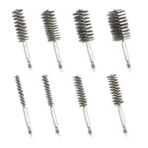 lot 7480 image: Stainless Steel Bore Brush,Bore Wire Brush for Power Drill,Cleaning Twisted Drill Wire Bore Brush Set with 14 Inch Hex Shank for Cleaning Tubes, Rust, Bearings(8,10,13,16,19,22,26,29mm)