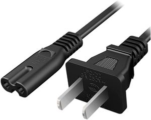 lot 7488 image: 10ft Prong Power Cord for Sony PS5, PlayStation 5, Xbox One SX Series XS