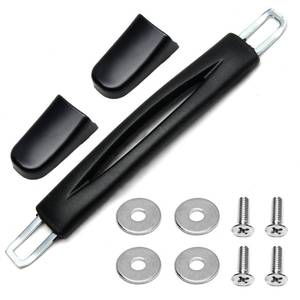 lot 7494 image: MroMax 1Pc Luggage Handle 9.06 x 0.98 (L x W) Plastic Pull Handle Grip Replacement 230mm x 25mm for Luggage Suitcase Box Black Tone MISSING HARDWARE