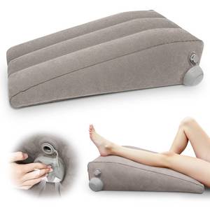 lot 7530 image: Inmoredo Inflatable Leg Elevation Pillow for After Surgery, Leg Wedge Pillow for Post-Surgery Recovery, Adjustable Height for Foot Ankle Knee Pain Relief, with Easy Press Pump Valve, Single Leg