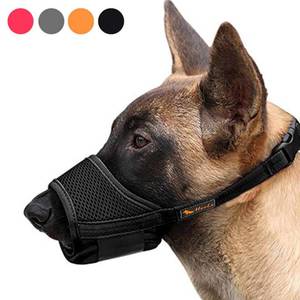 lot 7583 image: HEELE Dog Muzzle,Soft Nylon Muzzle Anti Biting Barking Chewing,Air Mesh Breathable Drinkable Adjustable Loop Pets Muzzle for Small Medium Large Dogs (Black, XXL)